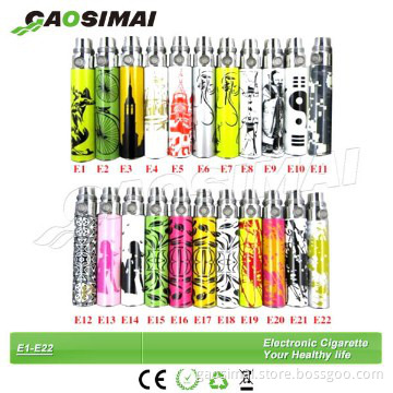 wholesale colorful e cigarette battery 650/900/1100mah